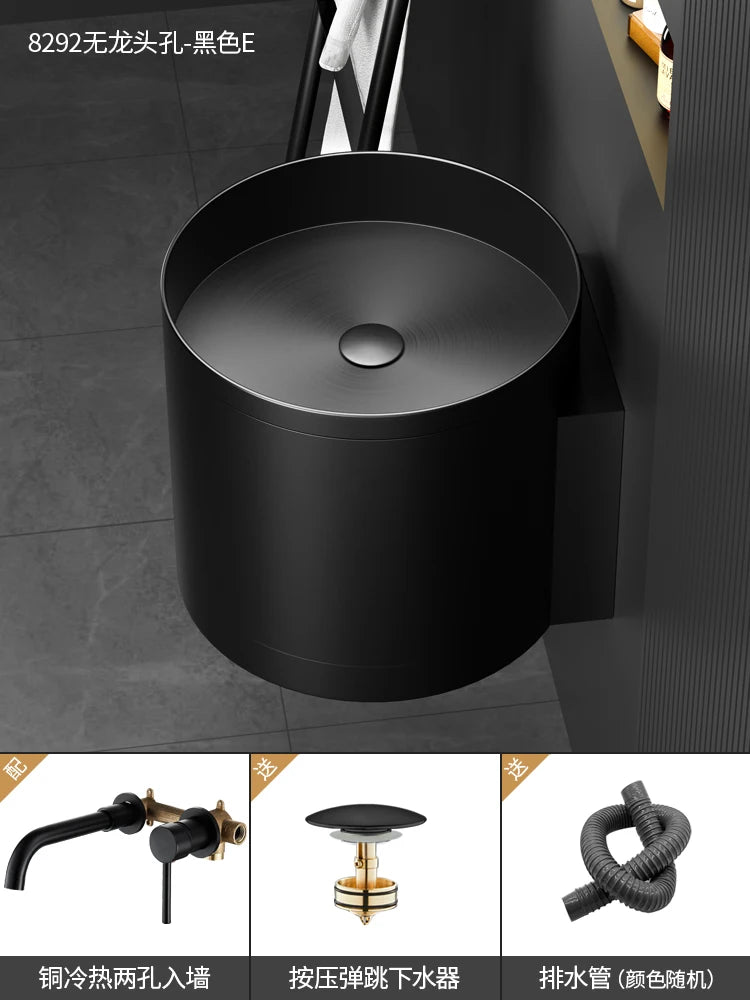 Wash basin, bathroom, stainless steel wash basin, hotel KTV popular art basin