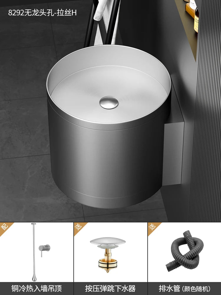 Wash basin, bathroom, stainless steel wash basin, hotel KTV popular art basin