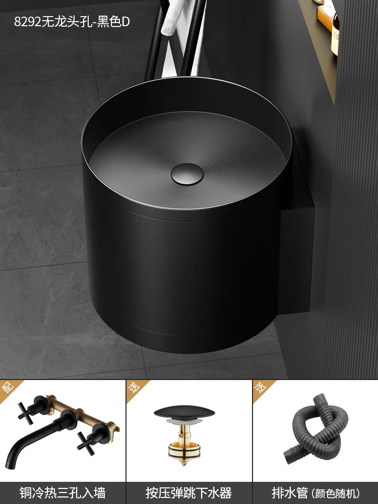 Wash basin, bathroom, stainless steel wash basin, hotel KTV popular art basin