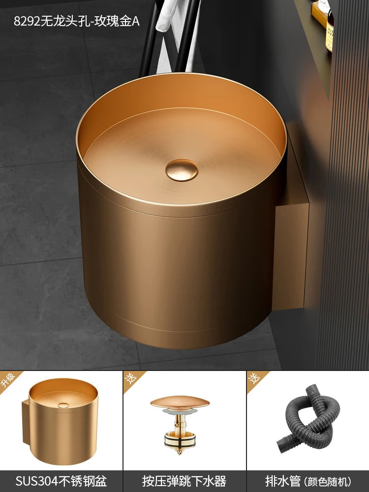 Wash basin, bathroom, stainless steel wash basin, hotel KTV popular art basin