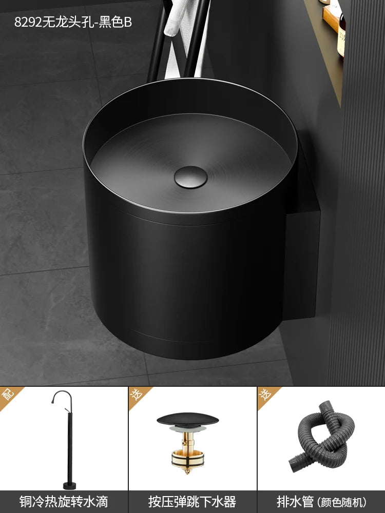 Wash basin, bathroom, stainless steel wash basin, hotel KTV popular art basin