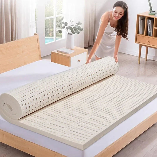 White Bed Mattress Firm Hotel Creative Zipper Bedroom Tatami Mattresses Latex Foldable Sleep Colchon Inflable Home Furniture