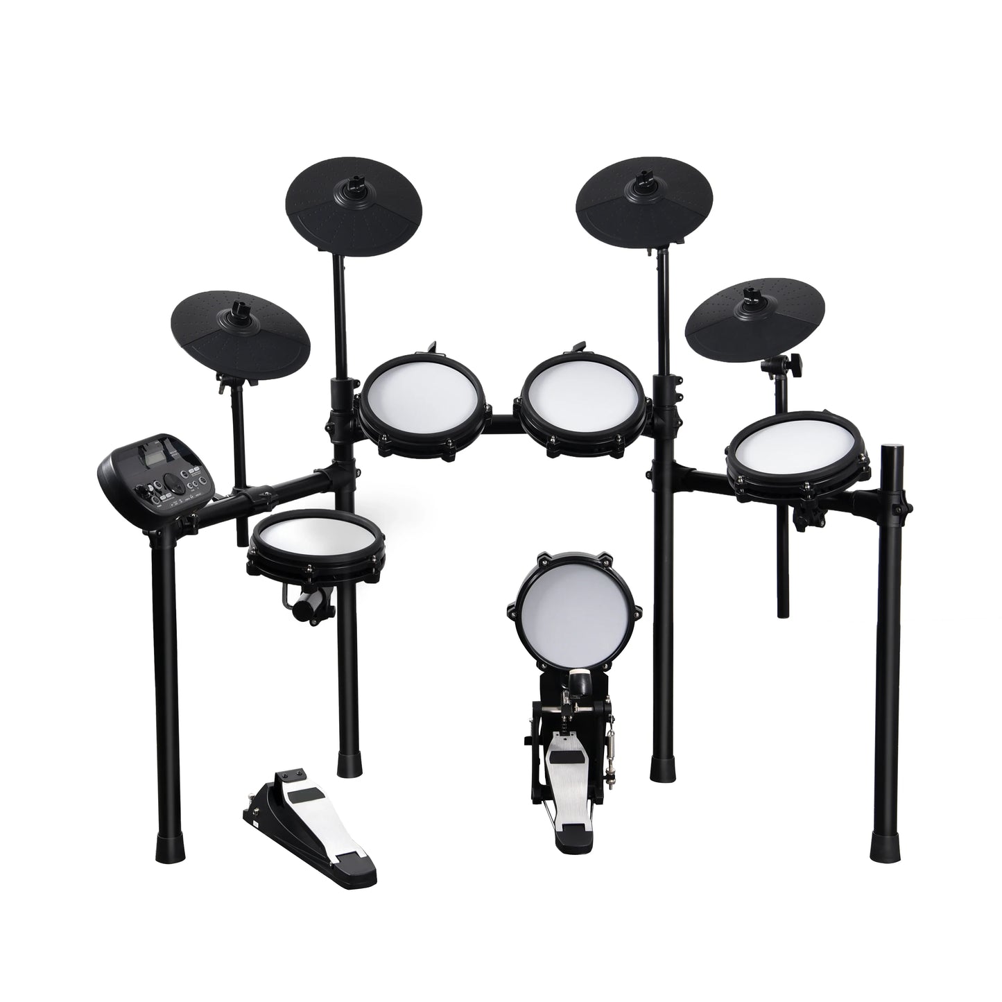 Electronic musical instruments Wholesale Percussion Musical Instrument Electronic Kit with Two Pedals Professional Drum Unit