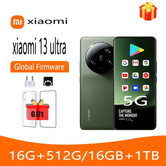 Wireless （Wireless reverse）5G xiaomi 13 Ultra（16GB/1TB）Snapdragon 8Gen2  6.73 inches  MIUI 14 90W Global rom smartphone