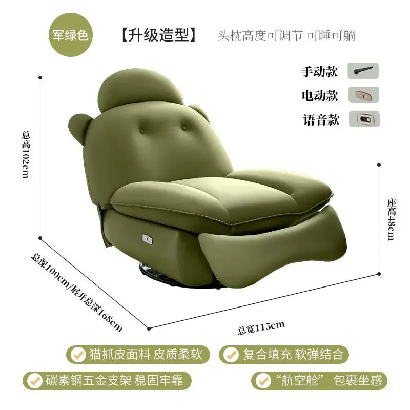 XL Creative Design Functional Sofa Lazy People Can Sleep and Lie Smart Massage Chair