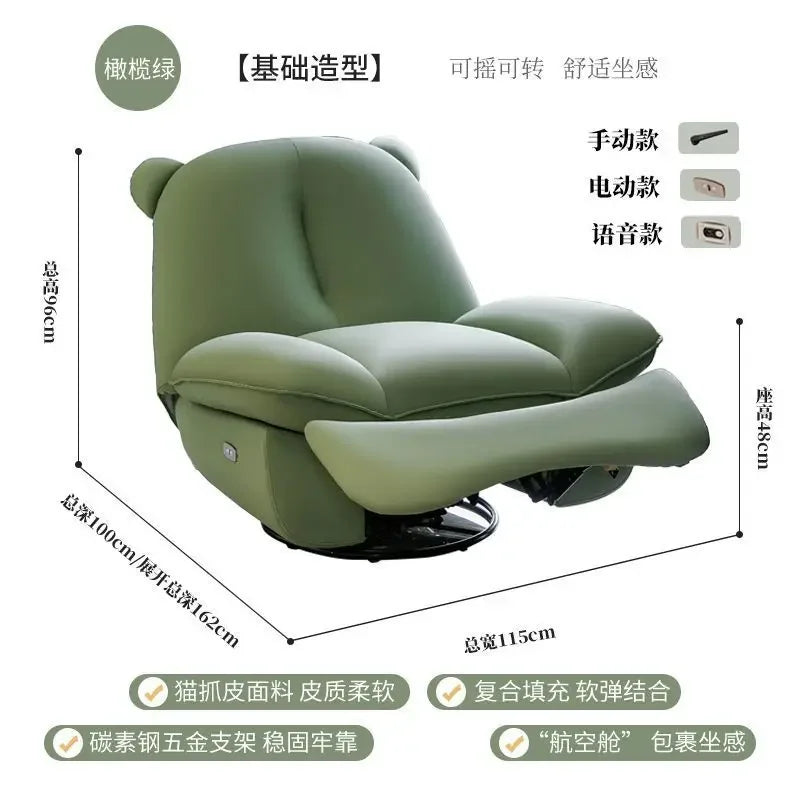 XL Creative Design Functional Sofa Lazy People Can Sleep and Lie Smart Massage Chair