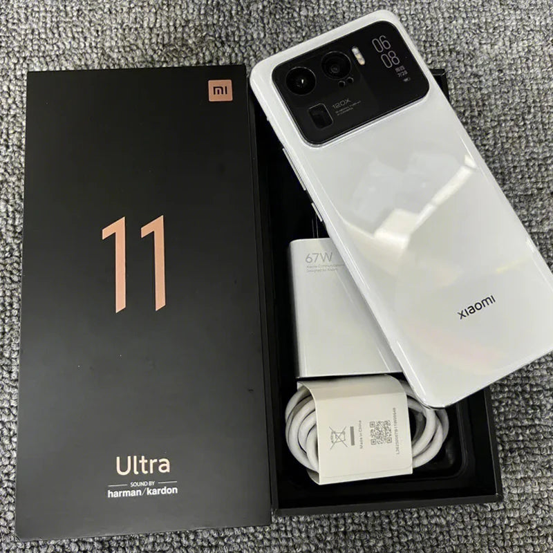 Xiaomi Mi 11 Ultra Smartphone Snapdragon 888 Octa-core 5G Cellphone 5000mAh Battery 50MP Camera 6.81” Display Android