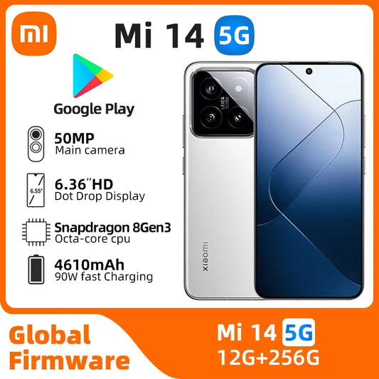 Xiaomi Mi 14 Android 5G Unlocked 6.36 inch 12GB RAM 256GB ROM All Colours in Good Condition Original used phone