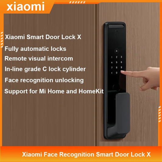 Xiaomi MiJia Smart Door Lock X Digital electronic lock Fingerprint Lock 3D Face Recognition security protection Intelligent lock