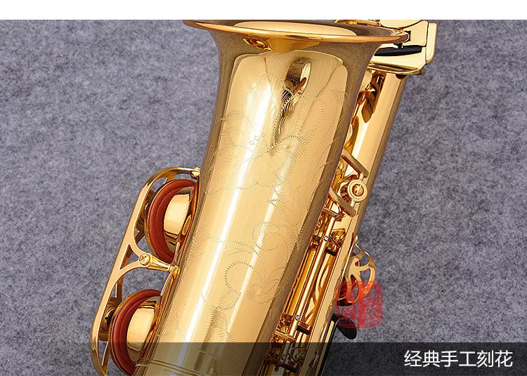 YAS-62 Alto saxophone professional Alto saxophone series gold lacquer saxophone brass manufacturing