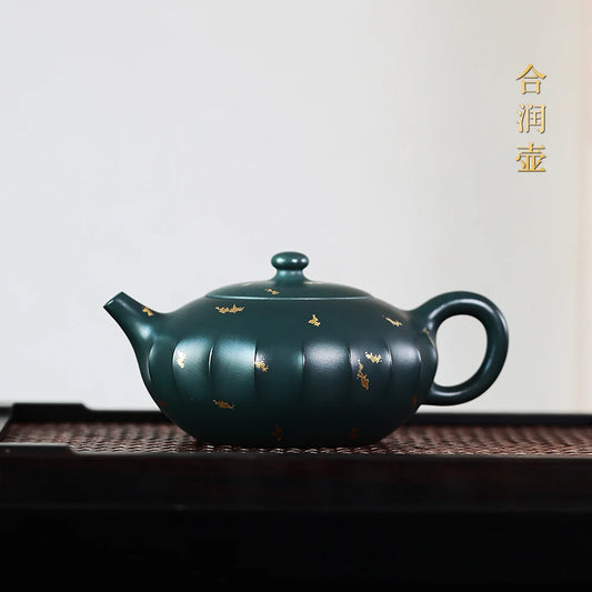 |Yihuchun high-end collection grade Yixing purple clay pot famous pure manual tea pot raw ore Sumatra qingherun