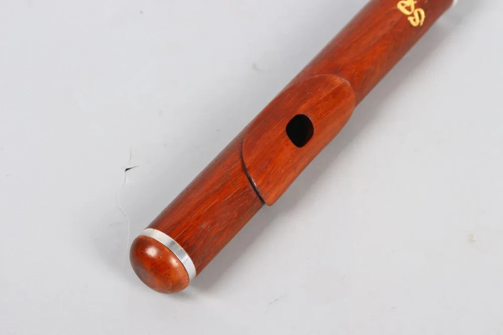 MMOOKA Yinfente New flute 17 hole Open Silver Plated Key E key B Foot Professional rosewood body With Case