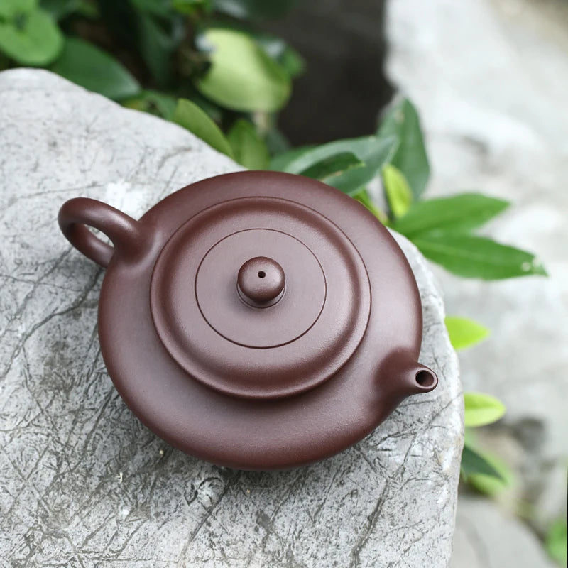 Yixing Famous Purple Clay Pot Tea Set, Pure Handmade Pot, Home Collection, Raw Mineral, Mud, Fully