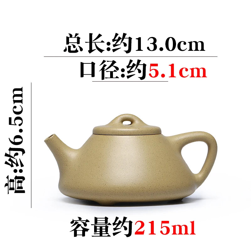 Yixing Original Mine Benshan Green Mud Purple Sand Pot, Home Pure Handmade Chinese Tea Set, Fully And Smelted