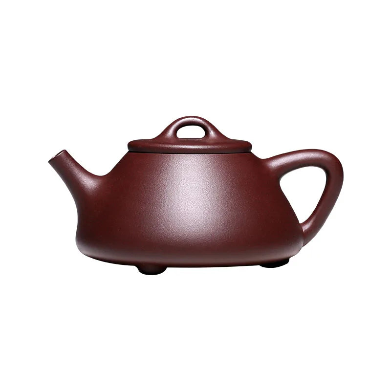 Yixing Pure Handmade Tea Original Mine Purple Clay Smelted Stone Ladle Pot Premium High End Gift For Teachers