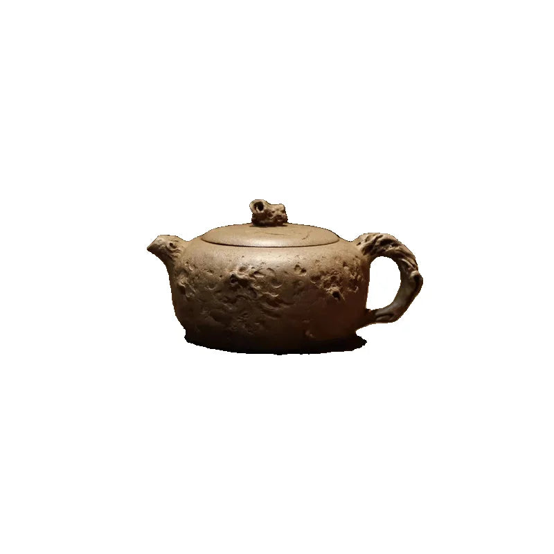 Yixing Purple Clay Pot Handmade Segment Mud Outbound Travel Gongchun Pot200CCHousehold Teapot Purple Clay Teapot Tea Set
