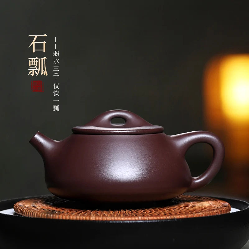 Yixing Purple Clay Pot, Pure Handmade Master LeveL HouseHold HigH-end Mineral PurPle Clay HealtH Tea Pot, Is A Gift For Guests