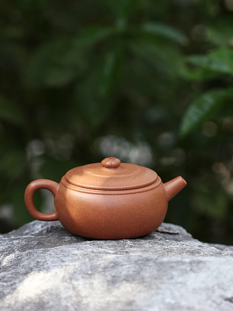 Yixing Purple Clay Pot Pure Handmade Small Capacity Kung Fu Tea Set Raw Mineral Sesame Section Mud Product Full Of