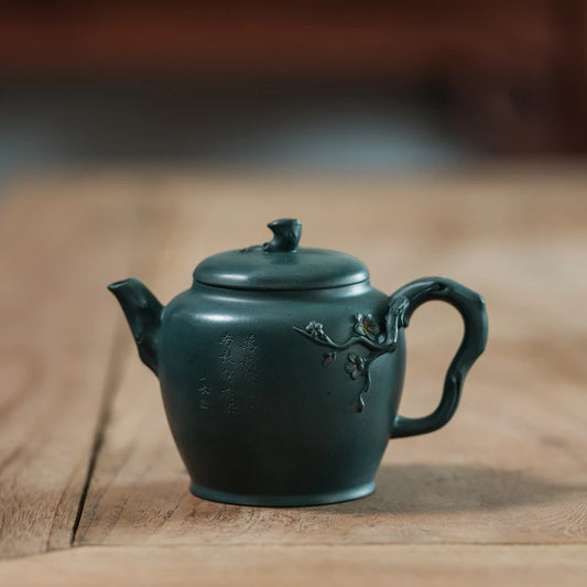 Yixing Purple Clay Pot Tea Set, Zhang Dongmei, Fully Handmade Dark Fragrance Pot, New Product Of Green In The 19th Year