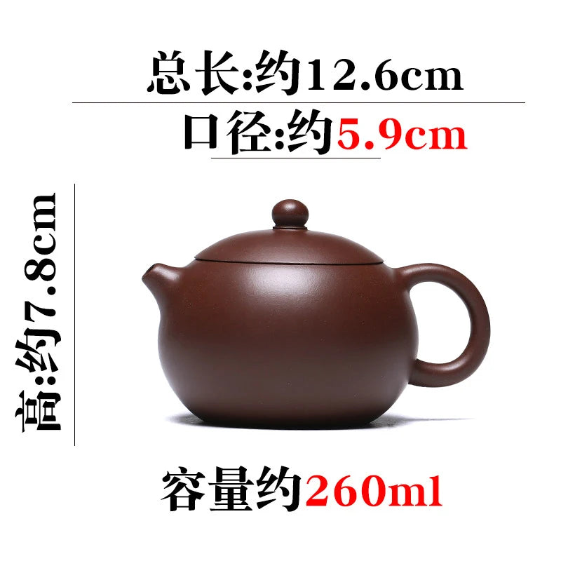 Yixing Xishi Master Pure Handmade High End Household Original Mine Old Purple Clay Tea Single Pot