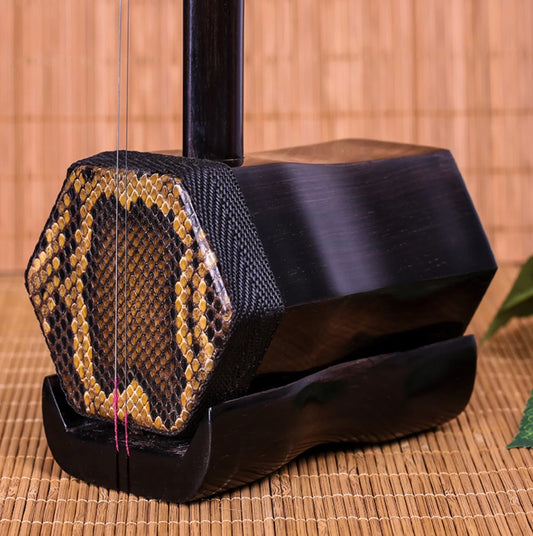 Yue Hu Yue Opera Erhu Ebony dragon head carving Chinese string instrument