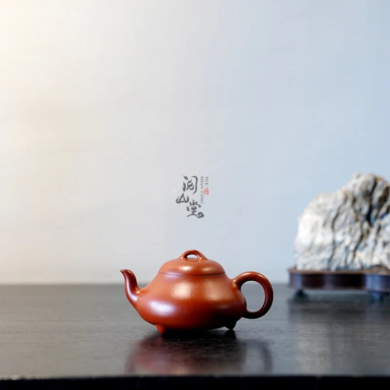 Yueshan Hall | Hantang Stone Ladle 1No. Treasure Dahongpao Tea Purple Clay Pot Works of Famous Chinese Workers All Hand