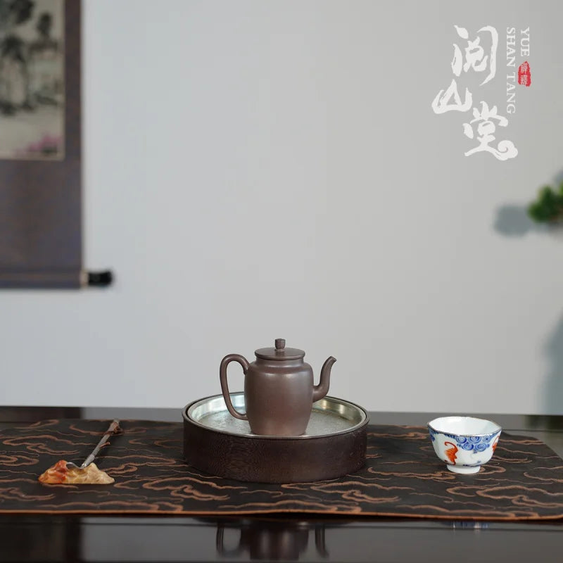 Yueshan Hall | Lanterns Huanglongshan Raw Ore Sky Blue Mash Small Purple Clay Pot Double Famous Handmade