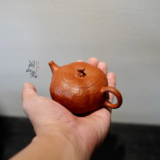 Yueshan Hall | Pumpkin Pot Purple Clay Pot Bionic Device Flower Goods Raw Ore Red Descending Slope Mud All Handmade