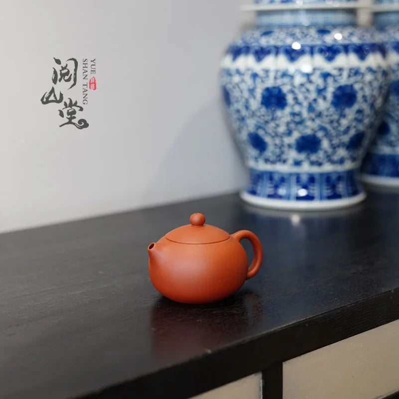 Yueshan Hall | Xi shi pot Specimen-Level Player-Level Mud Material Zhao Zhuang Old Red Mud Dong Yongsheng Handmade