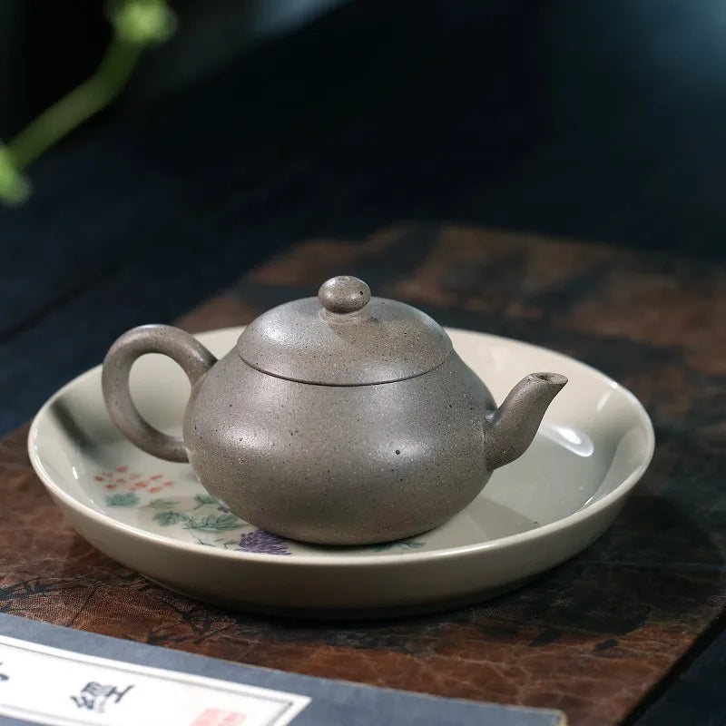 Zanghutianxia Small Capacity Yixing Zisha Teapot Handmade Kung Fu Tea Set Early Laoqing Plaster Handmade Teapot Junde Tea Pot Ju