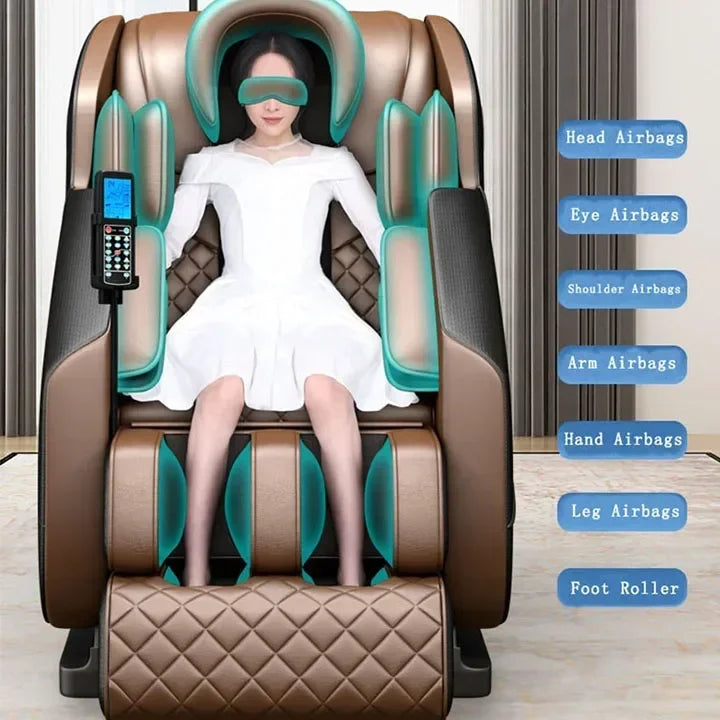 Zero Gravity Head Eyes Airbag Massage Living Room Sofa Smart Electric Massage Chair Address can be checked for shipping costs