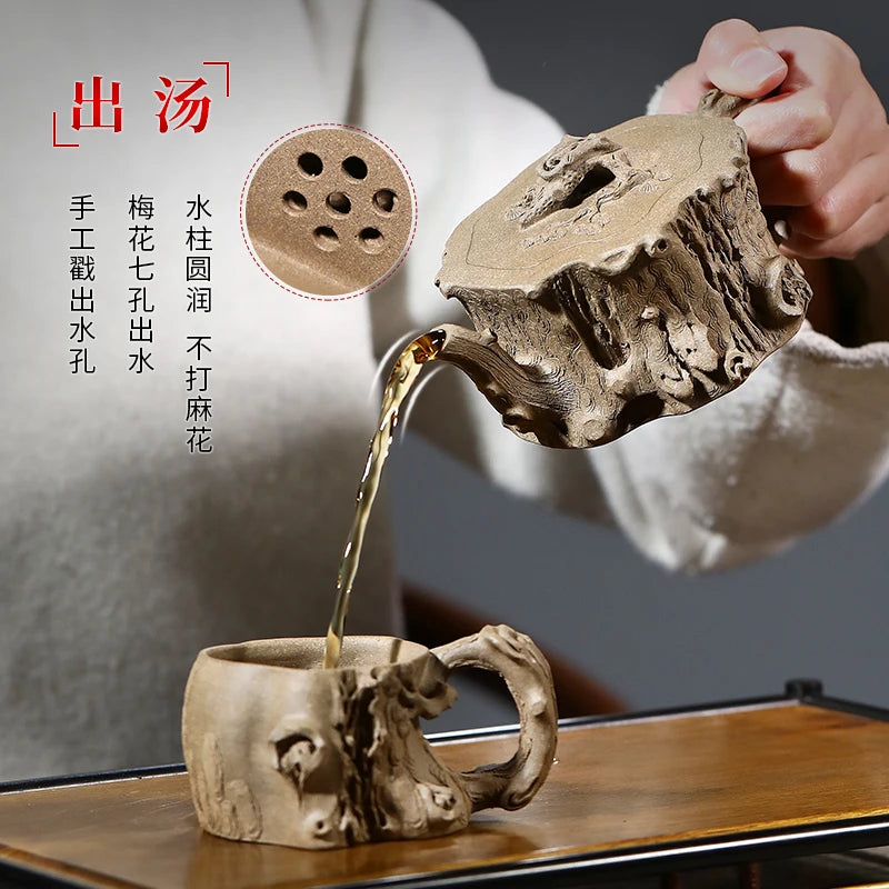 |are recommended by pure manual pot teapot undressed ore section of clay pot pot of pine stump pile kung fu tea set