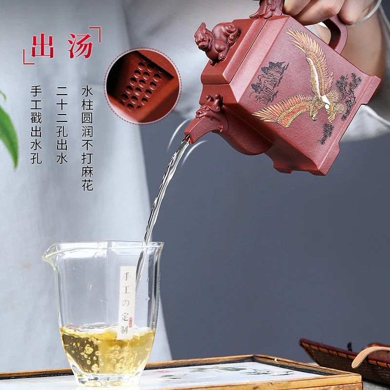 |are recommended by pure manual undressed ore bottom groove qing teapot household pot of kung fu tea set unfolds the pot