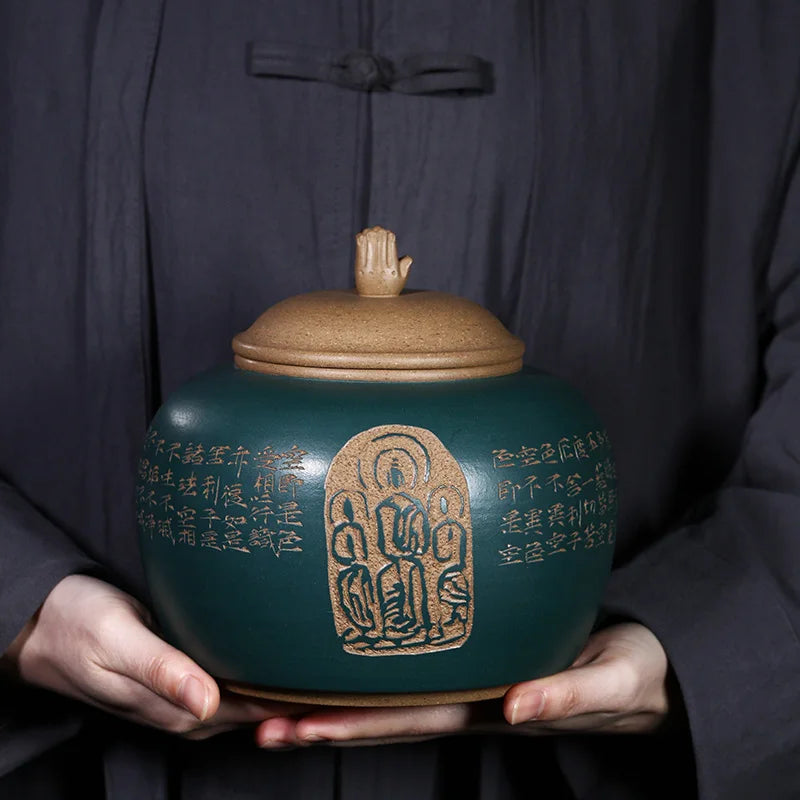 caddy chun-yan wu all hand seal pot household receives certificate of form a complete set of calligraphy and painting