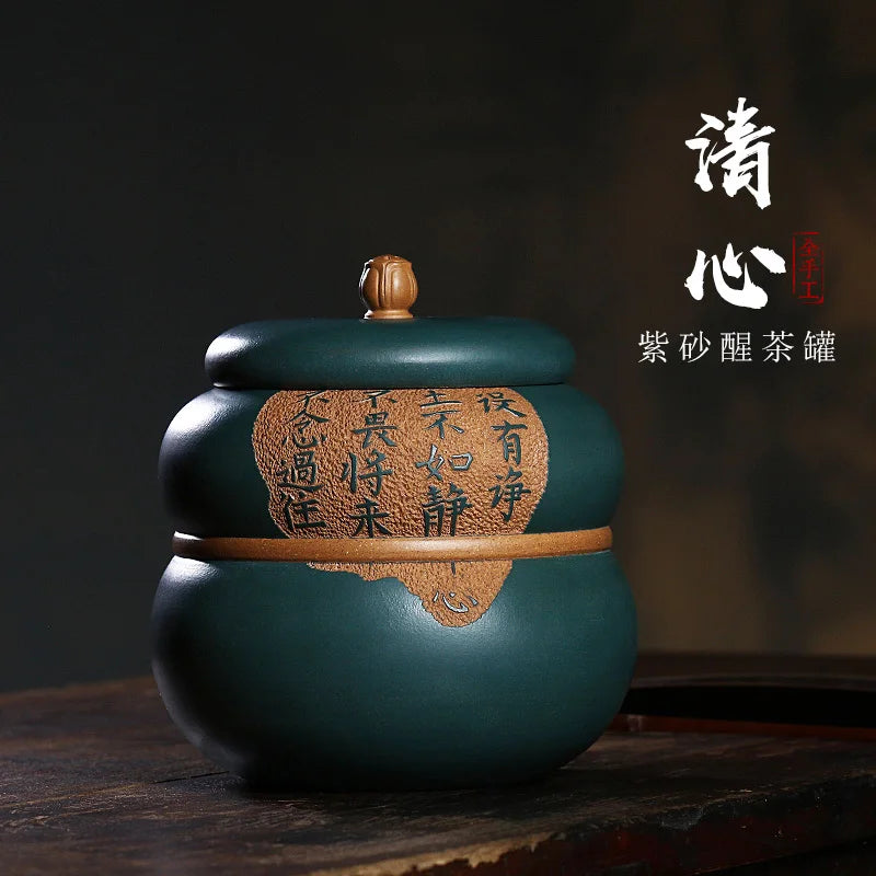 caddy chun-yan wu all hand seal pot household receives certificate of form a complete set of calligraphy and painting