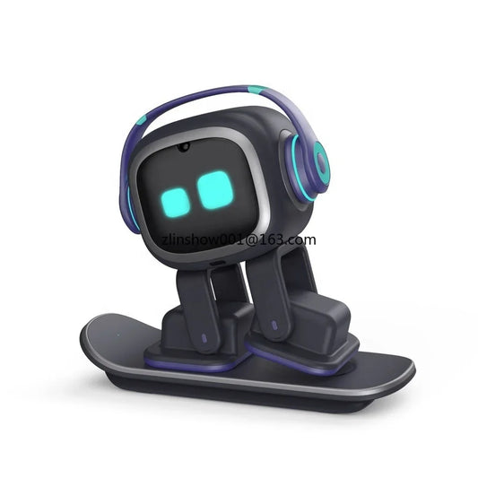 emo Robot Intelligent emotional interactive voice ai Desktop  children accompany pet vector robot