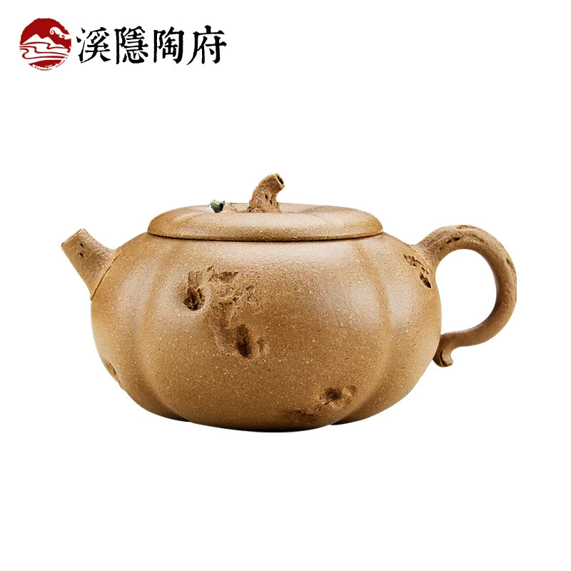 |hidden TaoFu boutique yixing are recommended by the manual kung fu tea set period of mud pumpkin pot of the teapot