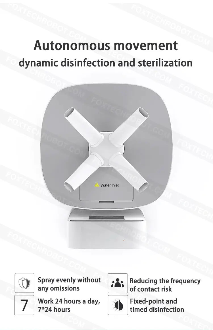 Automatic Intelligent Disinfection Robot Sanitizer Spray Machine