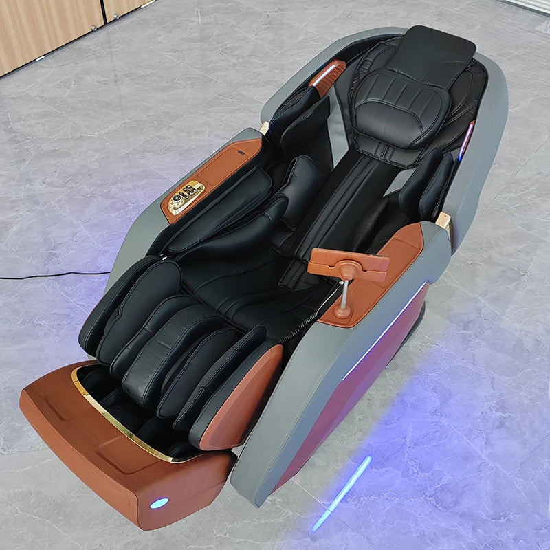 luxury high end zero gravity smart commercial full body shiatsu neck and portable back massage chair with foot massage for spa