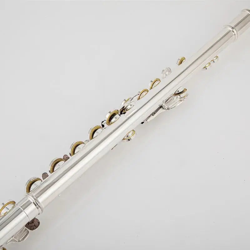 muramatsu Flute Professional Cupronickel Opening C Key 16 Hole Flute Silver Plated Musical Instruments With Case and Accessories