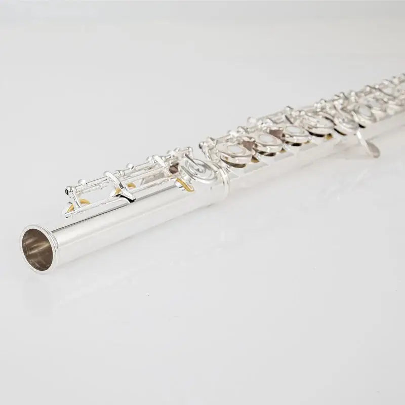 muramatsu Flute Professional Cupronickel Opening C Key 16 Hole Flute Silver Plated Musical Instruments With Case and Accessories