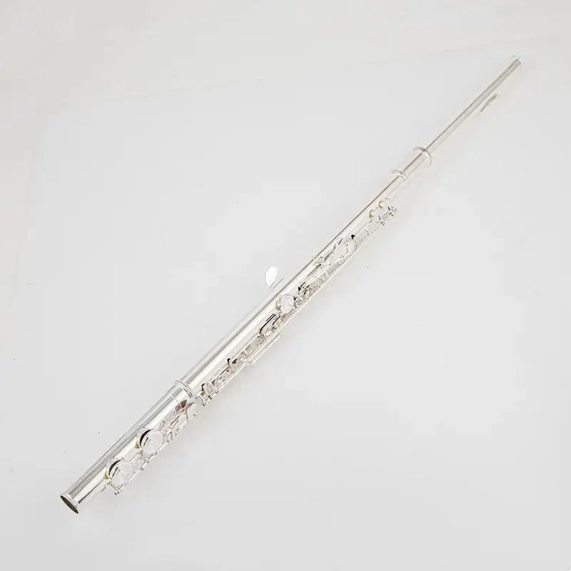 muramatsu Flute Professional Cupronickel Opening C Key 16 Hole Flute Silver Plated Musical Instruments With Case and Accessories