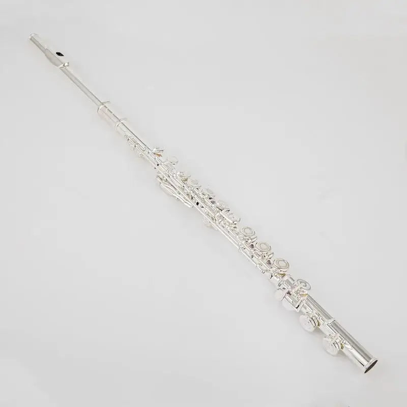 muramatsu Flute Professional Cupronickel Opening C Key 16 Hole Flute Silver Plated Musical Instruments With Case and Accessories