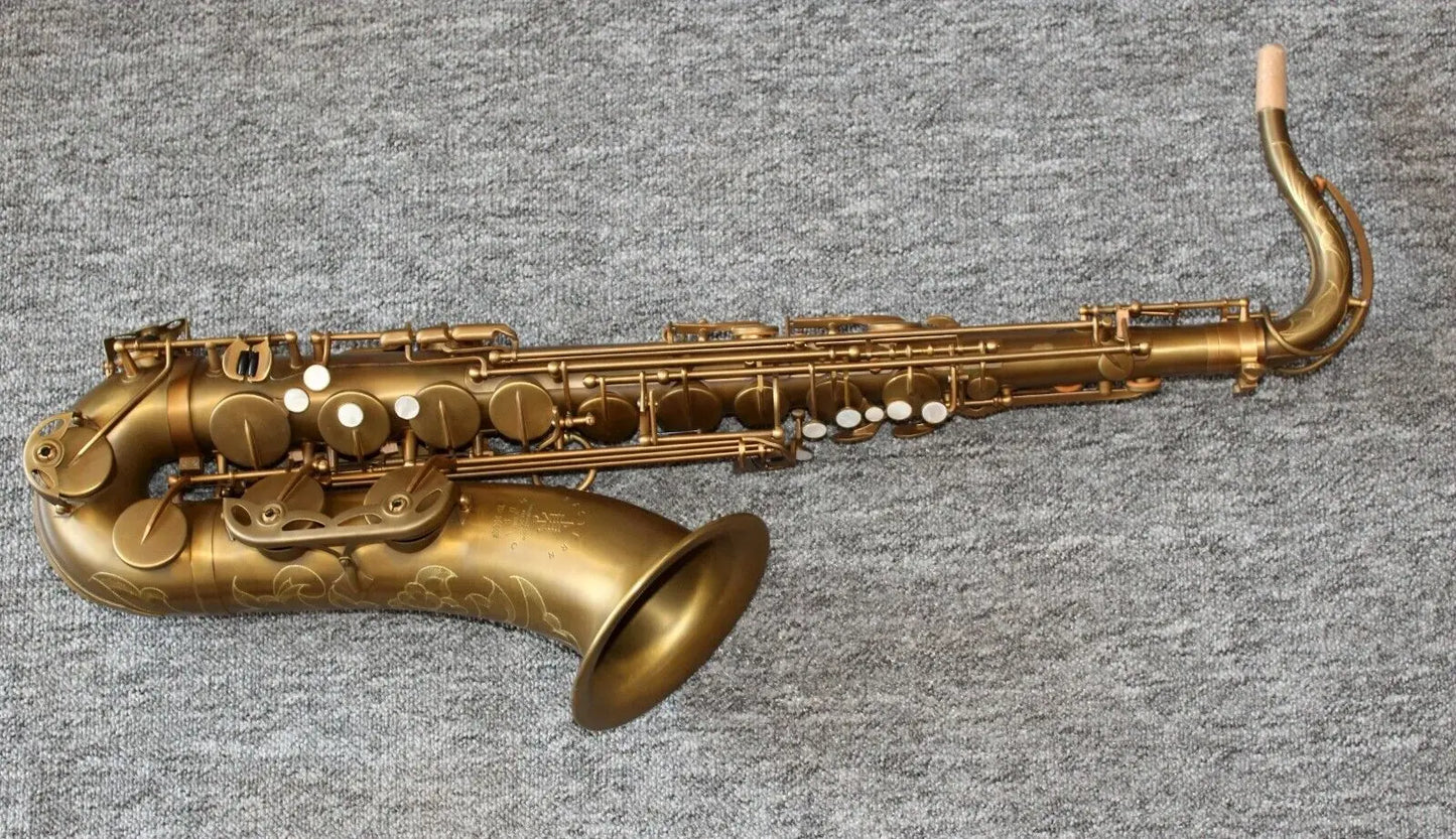music pro use Vintage antique unlacquered Mark VI style tenor saxophone