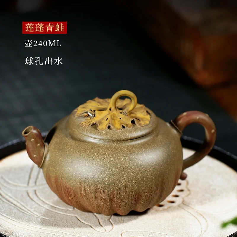 |of mud yixing purple clay teapots pure manual teapot small capacity male lady kung fu tea set household single pot