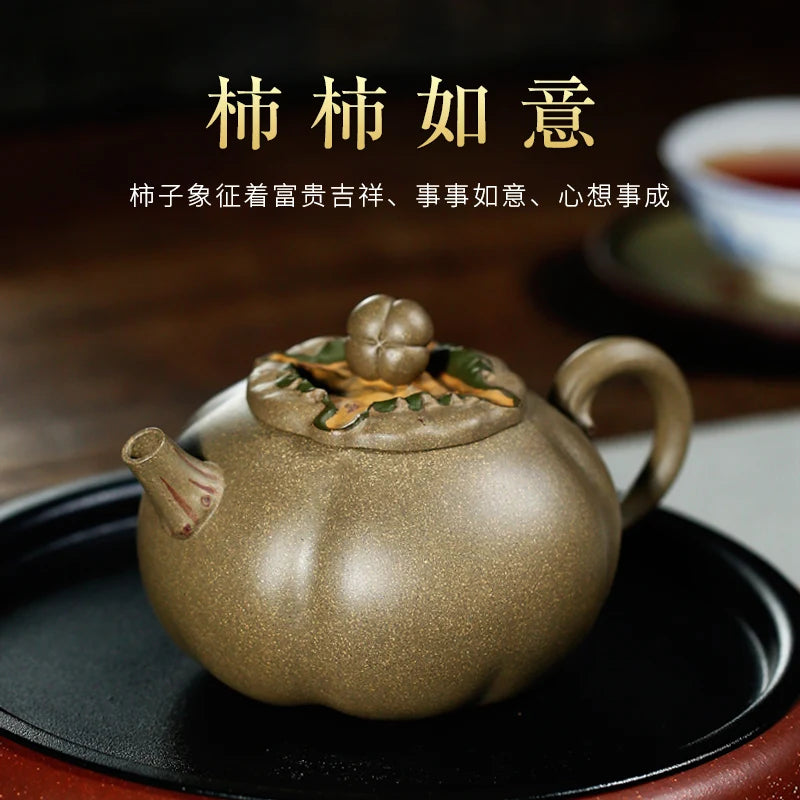 |of mud yixing purple clay teapots pure manual teapot small capacity male lady kung fu tea set household single pot