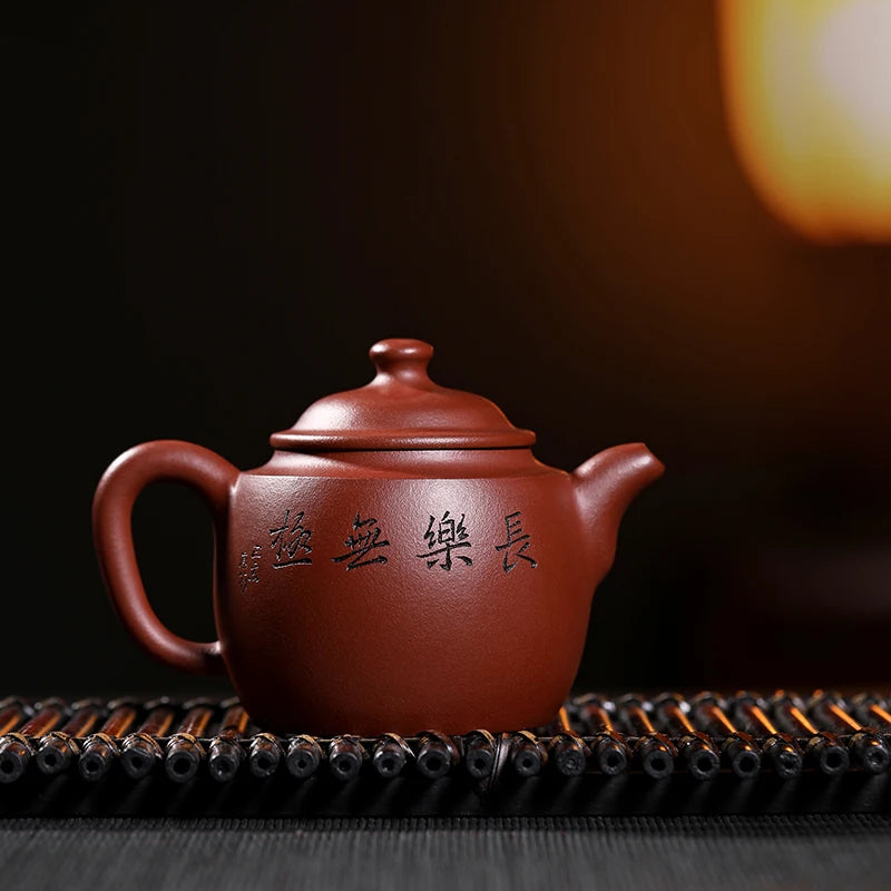 |pot of tea fragrance yixing are recommended by Zhang Quanlin pure manual undressed ore red bead clay teapot tea changle