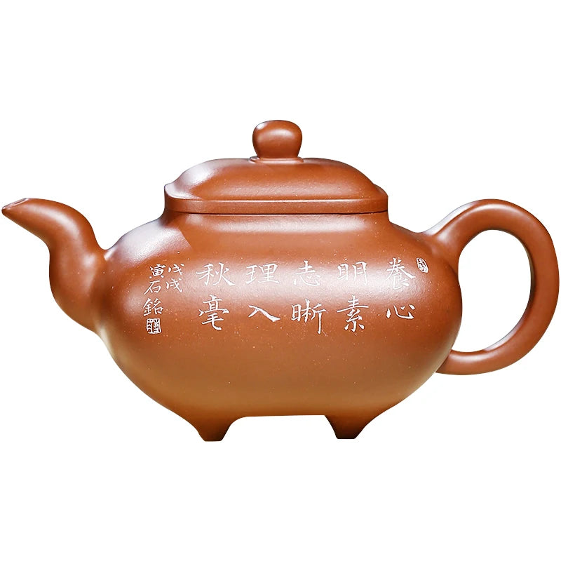 |recommended all pure hand undressed ore bottom groove qing teapot large capacity domestic tea stove teapot single pot