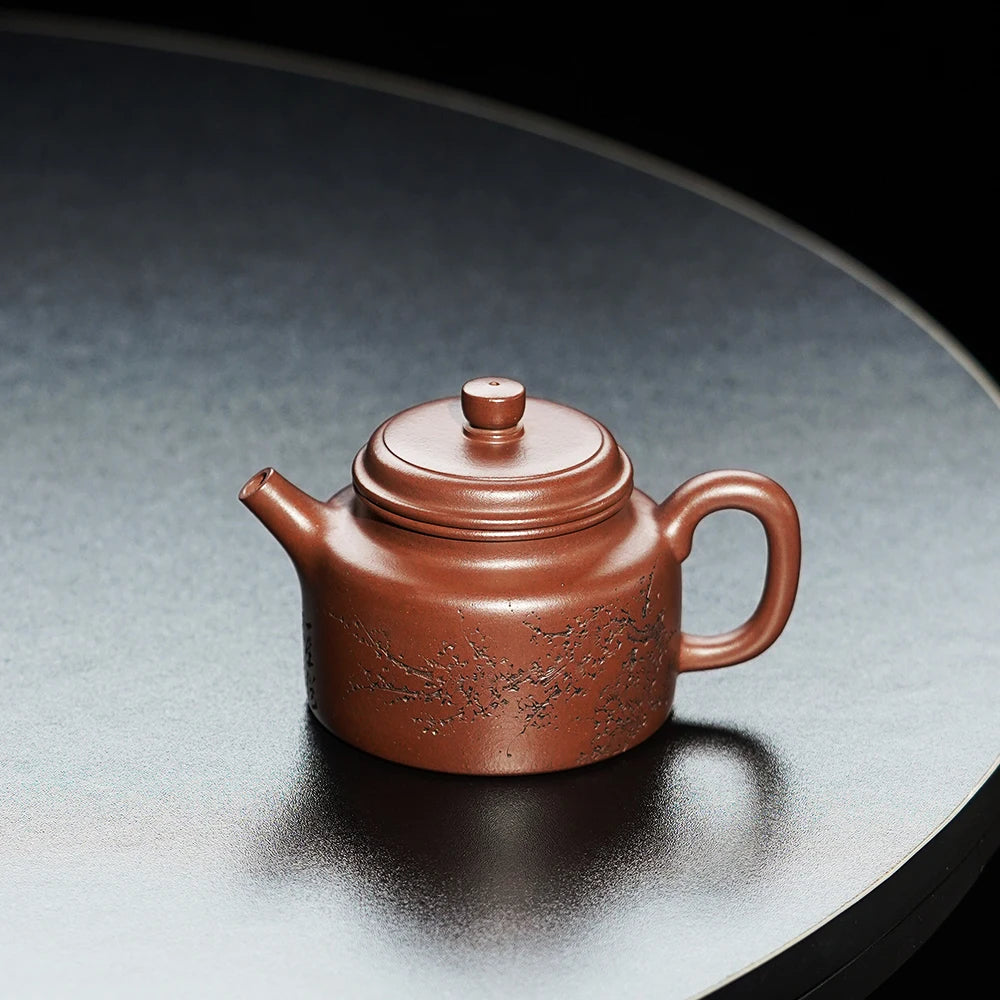 |spring boutique yixing are recommended by Zhang Yechun manual tea teapot undressed ore bottom groove qing DE clock pot