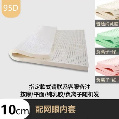 thailand natural latex bed mattress high quality double bedroom tatami mattresses foldable core sleep colchones furniture